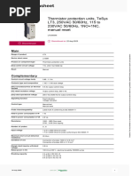 LT3SA Thermistor Protection Units Guide | PDF | Relay | Alternating Current