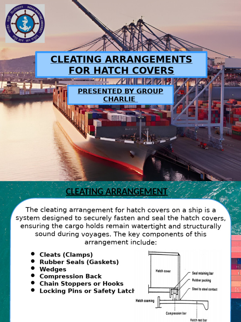Cleating Systems for Ship Hatch Covers | PDF