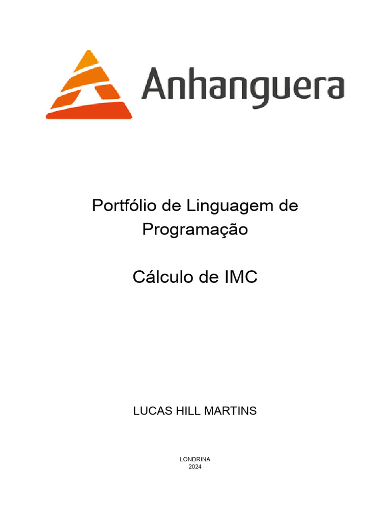 Cálculo de IMC com Python no Cloud Shell | PDF | Índice de massa ...