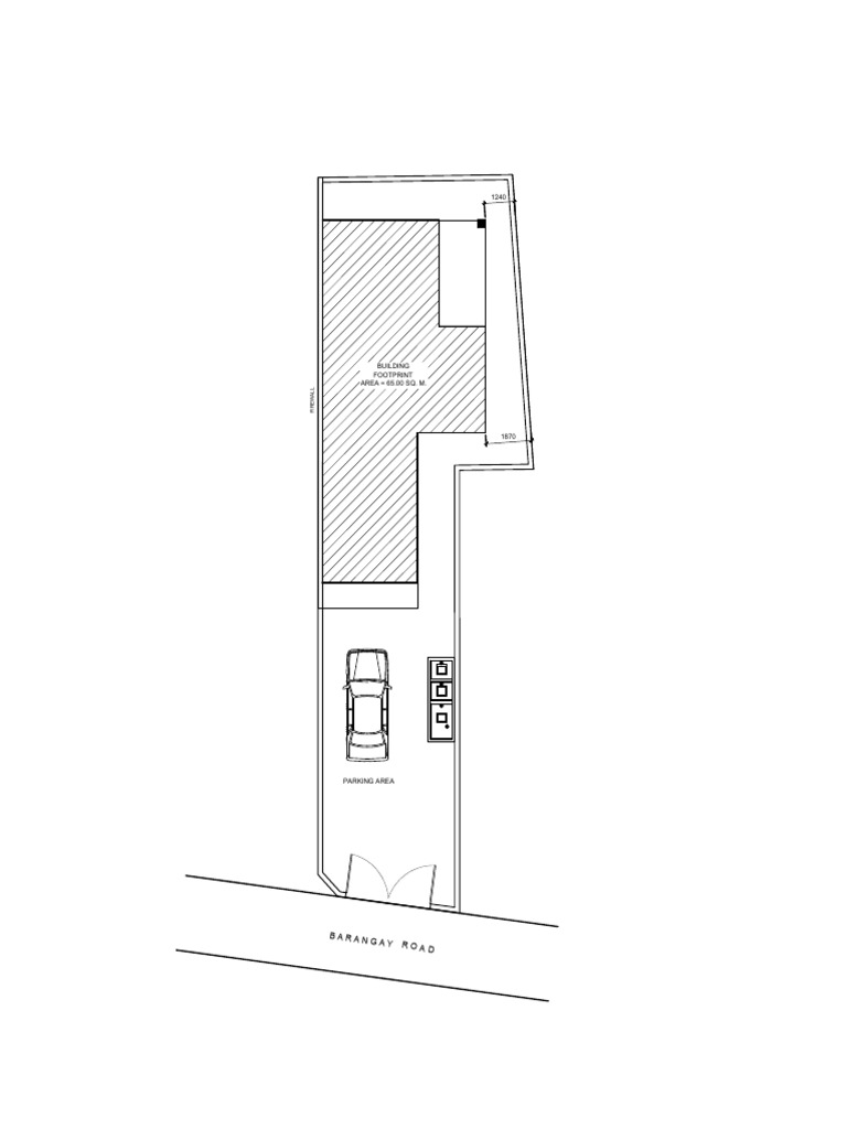 Building Footprint and Parking Area Details | PDF
