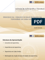 Processo Da Criação de Base de Dados Da Toponímia de Cabo Verde - Dr. Sandro Semedo