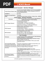 HDFC Current Account Charges Overview | PDF | Transaction Account ...