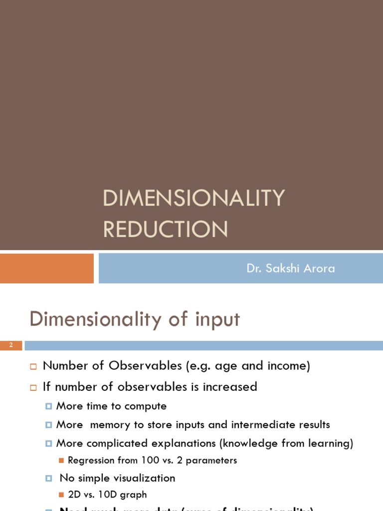 Dimensionality Reduction Techniques Explained | PDF | Principal ...