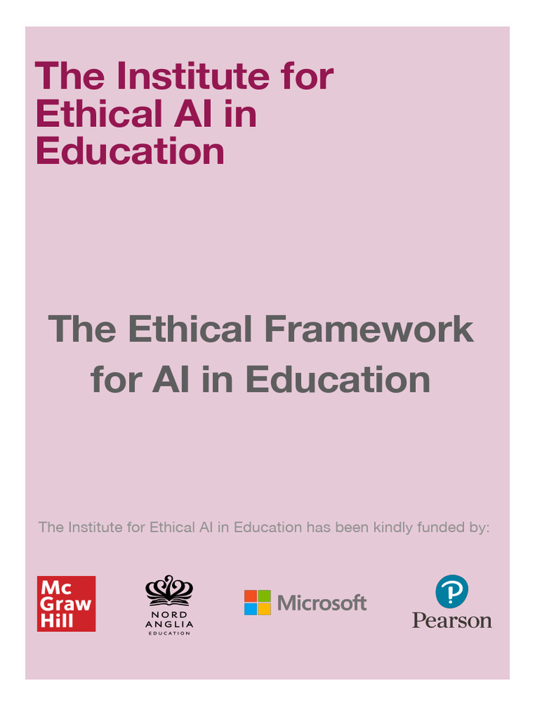 Ethical AI Framework for Education | PDF | Artificial Intelligence ...
