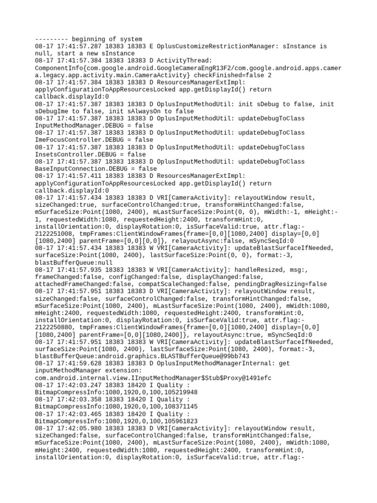 Log Cat 1755432739257 | PDF | Software | Computing