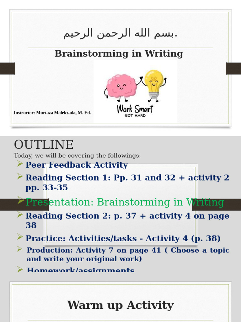 Brainstorming Techniques for Writing | PDF | Brainstorming | Writer's Block