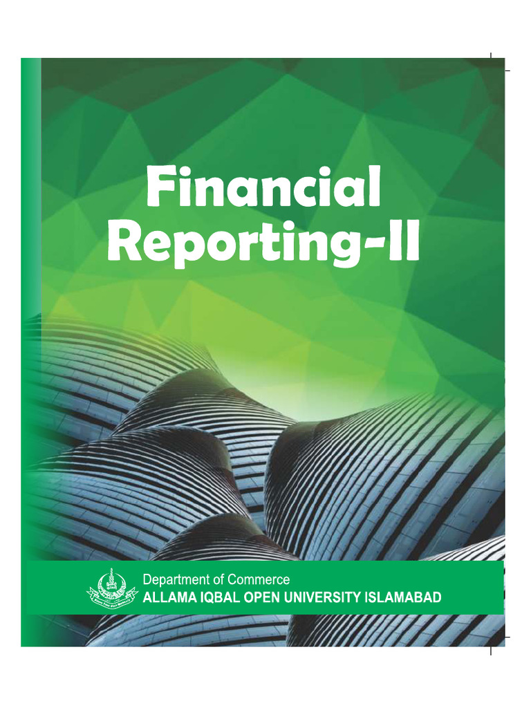 Financial Reporting Course Overview | PDF | Subsidiary | Employment