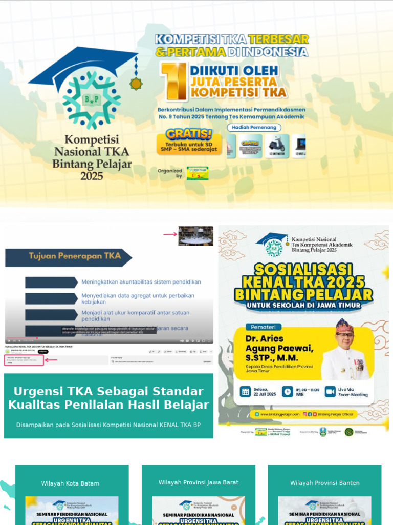 Kompetisi Nasional KENAL TKA BP 2025 | PDF