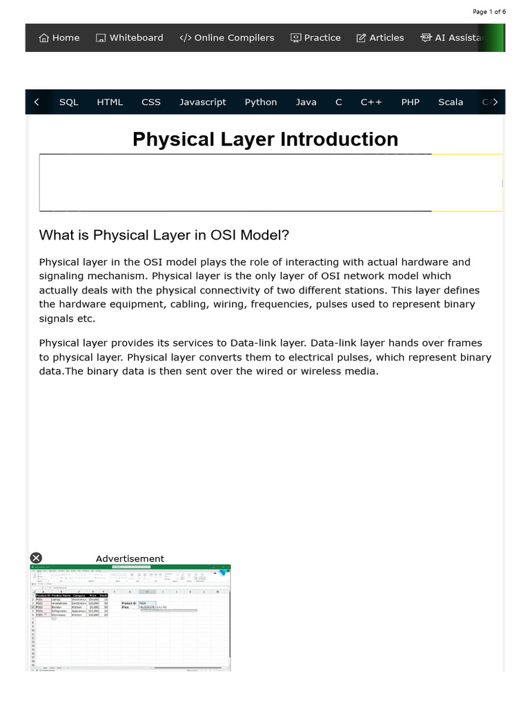 Understanding the OSI Physical Layer | PDF | Transmission Medium ...