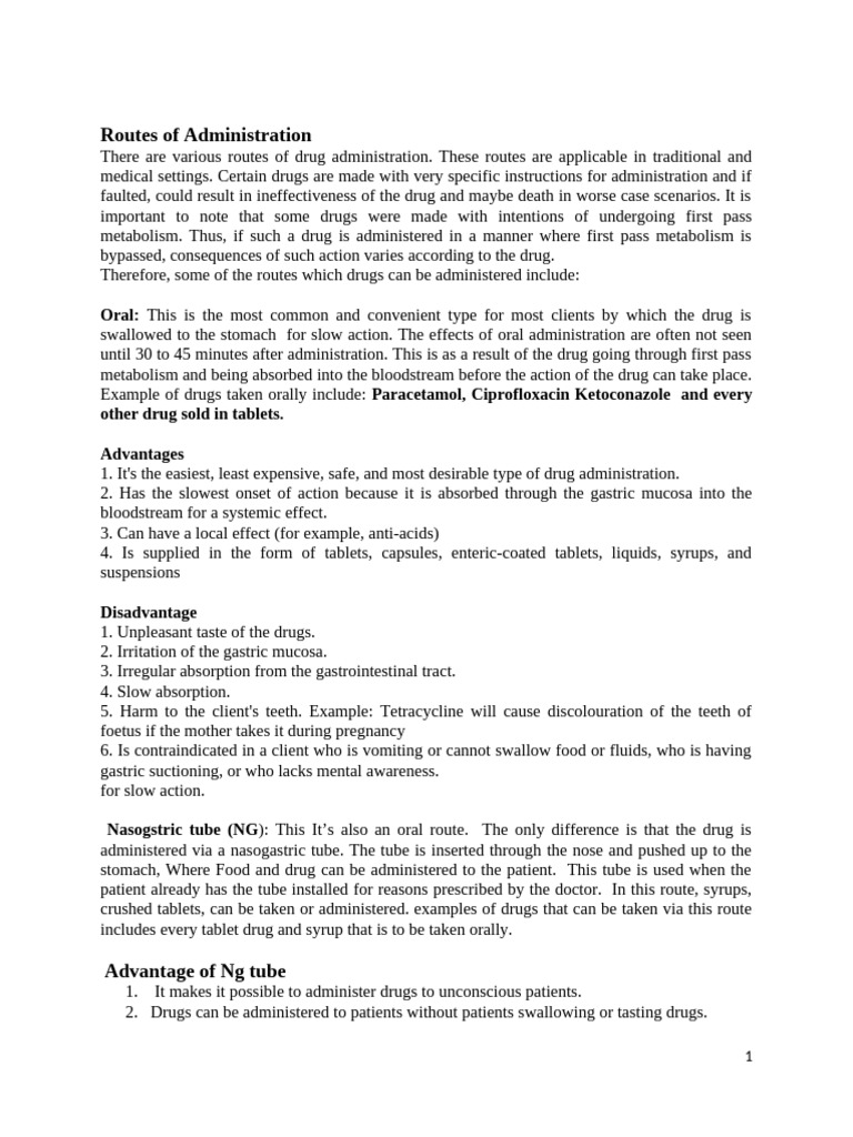 Administration of Medication | PDF | Injection (Medicine) | Intravenous ...