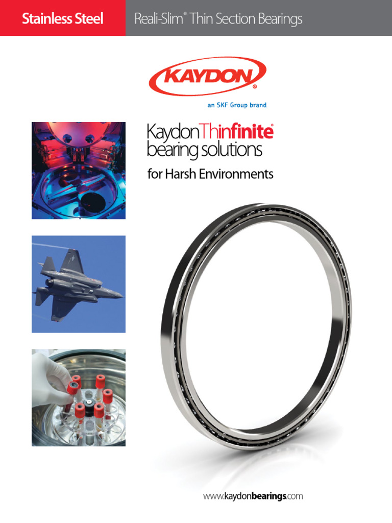 Top Applications of Kaydon Bearings | PDF | Bearing (Mechanical ...