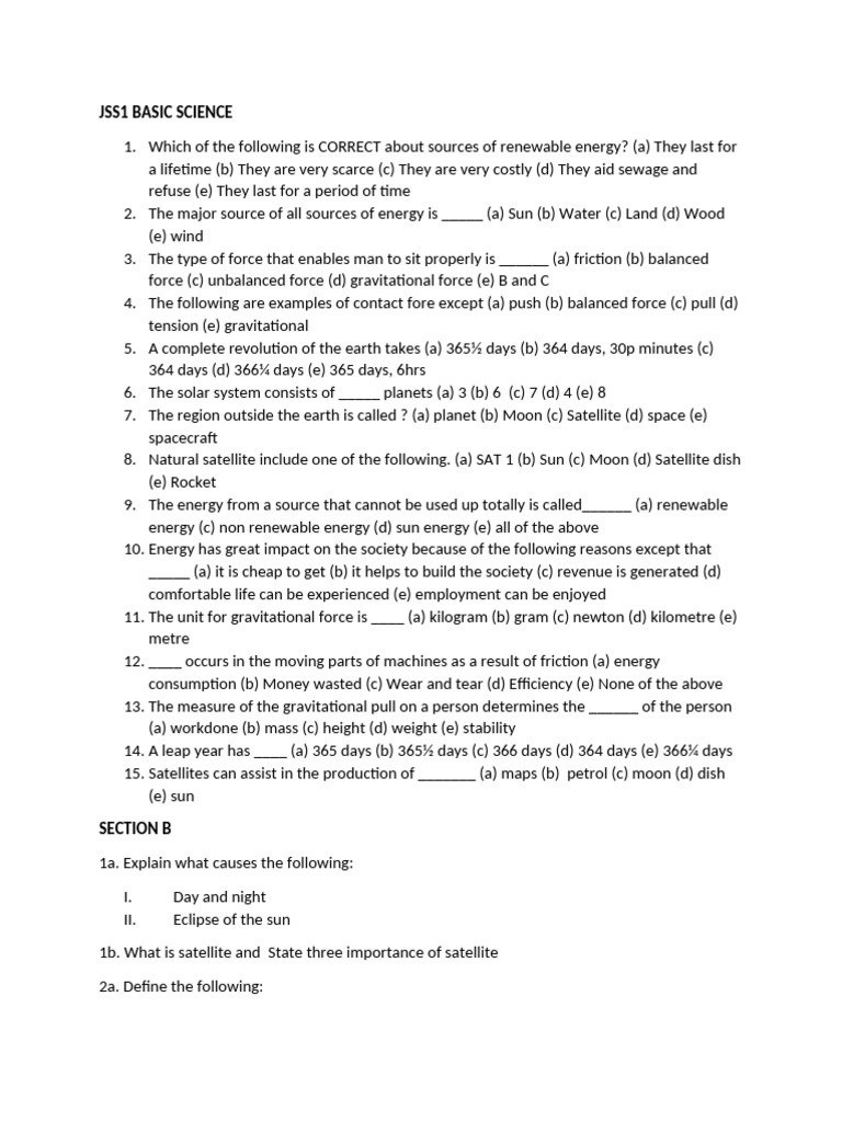 Basic Science Exam Questions | PDF | Radioactive Decay | Force