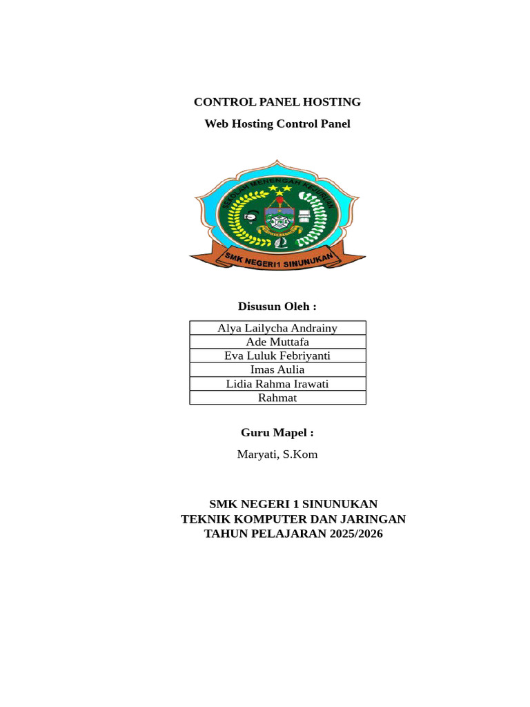 Kelebihan dan Kekurangan Control Panel Hosting | PDF