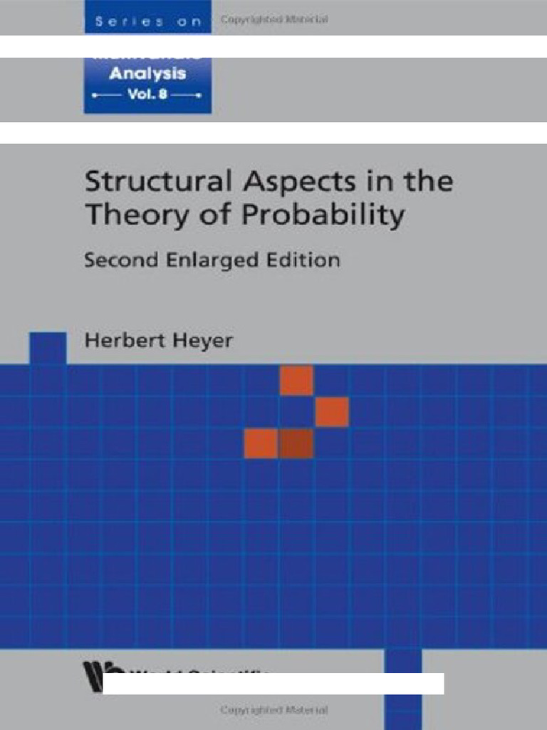 Structural Aspects in The Theory of Probability (2nd Enlarged Edition ...