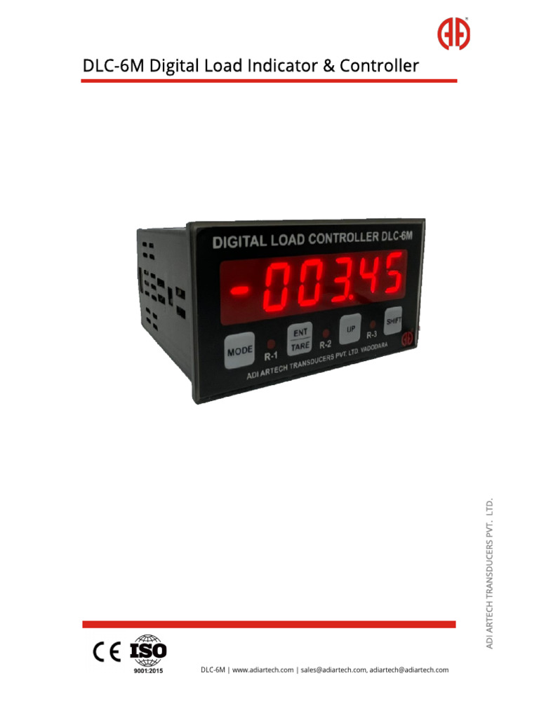 DLC-6M Digital Load Controller Manual | PDF | Information And ...