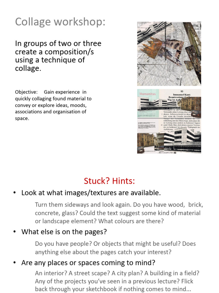 Collage Workshop Exercise Guide | PDF