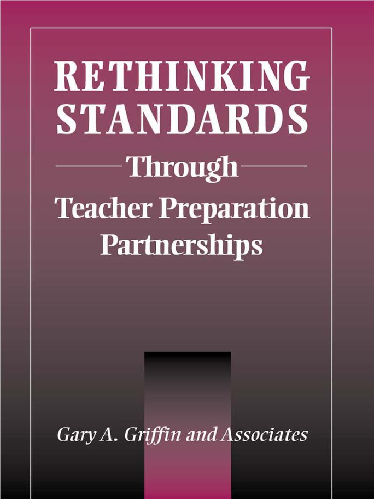 Teacher Preparation Standards Rethink | PDF | Teachers | Teacher Education