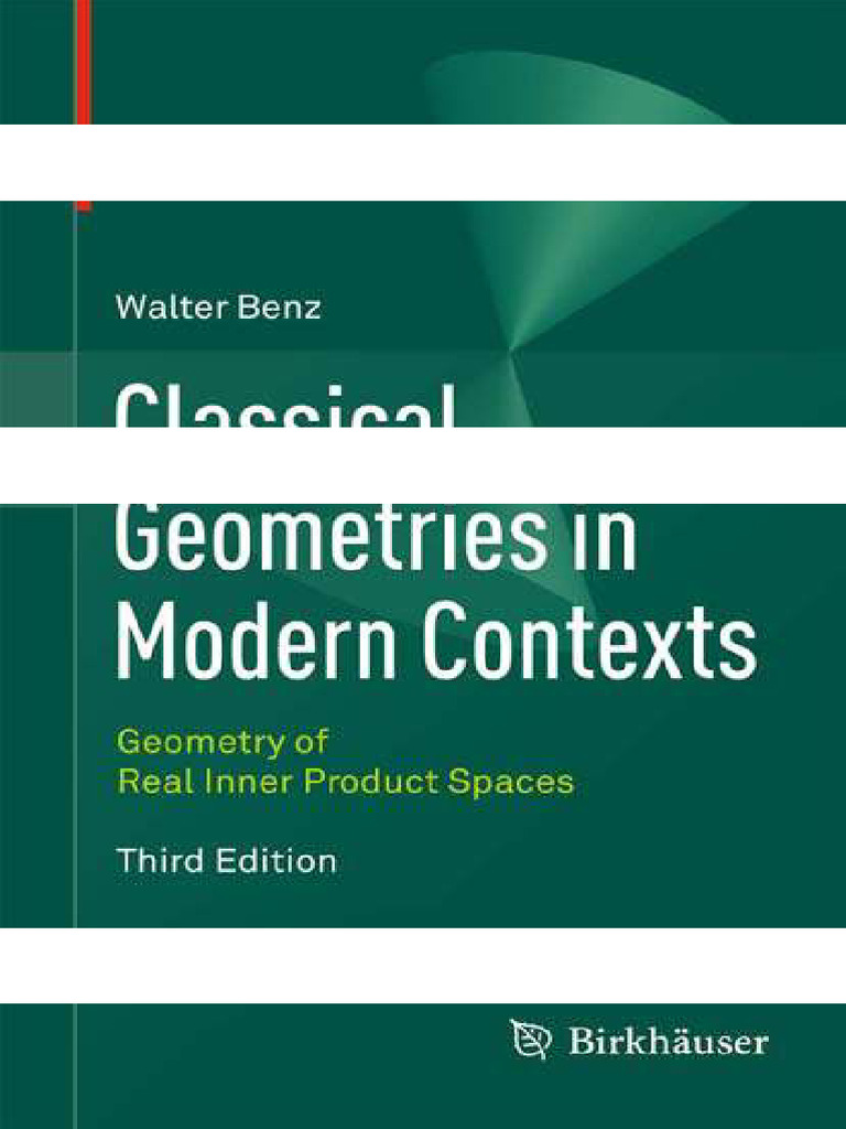 Classical Geometries Explained | PDF | Projective Geometry | Hyperbolic ...