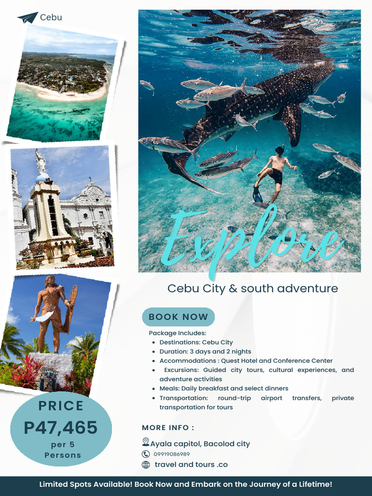 White Travel and Tour Flyer | PDF