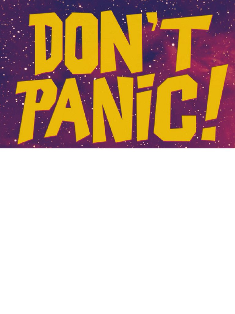 Dont Panic Wallpaper | PDF