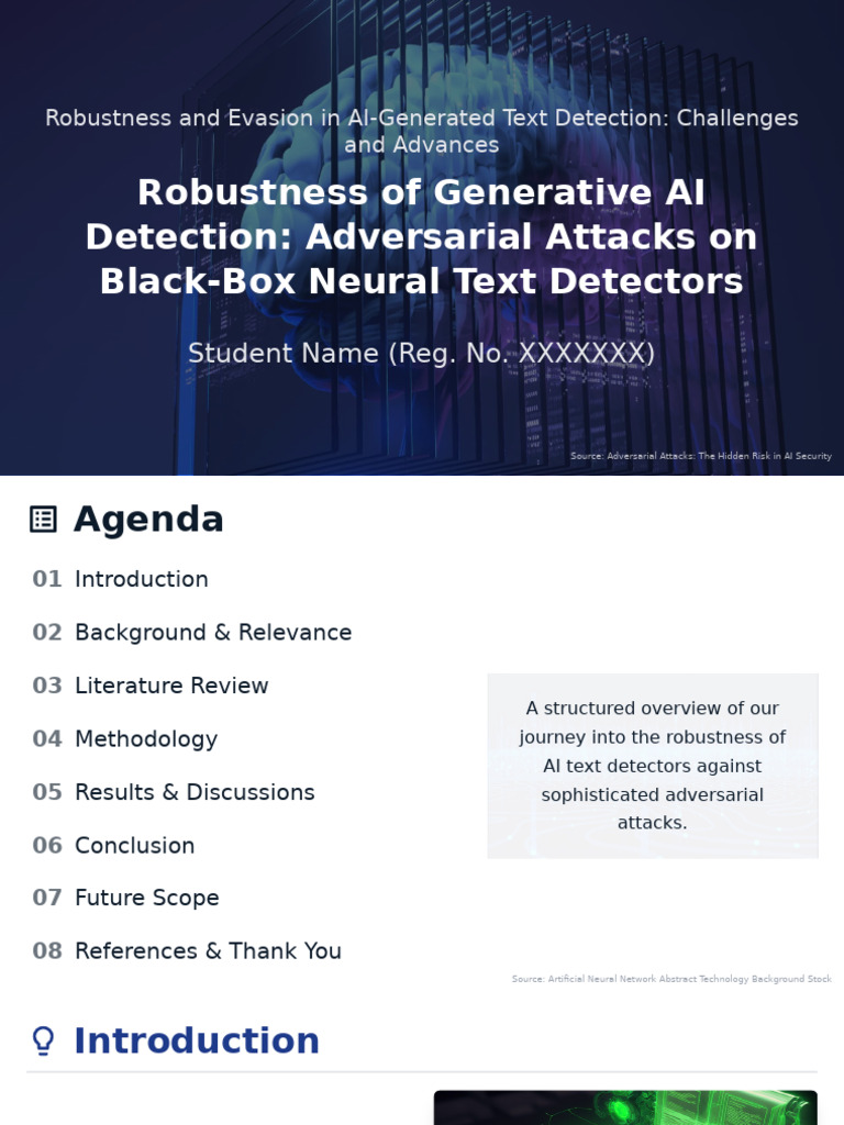 AI Text Detection: Adversarial Attack Risks | PDF