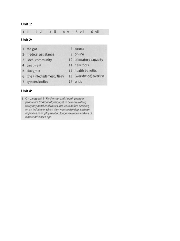 Unit 9 Revision | PDF