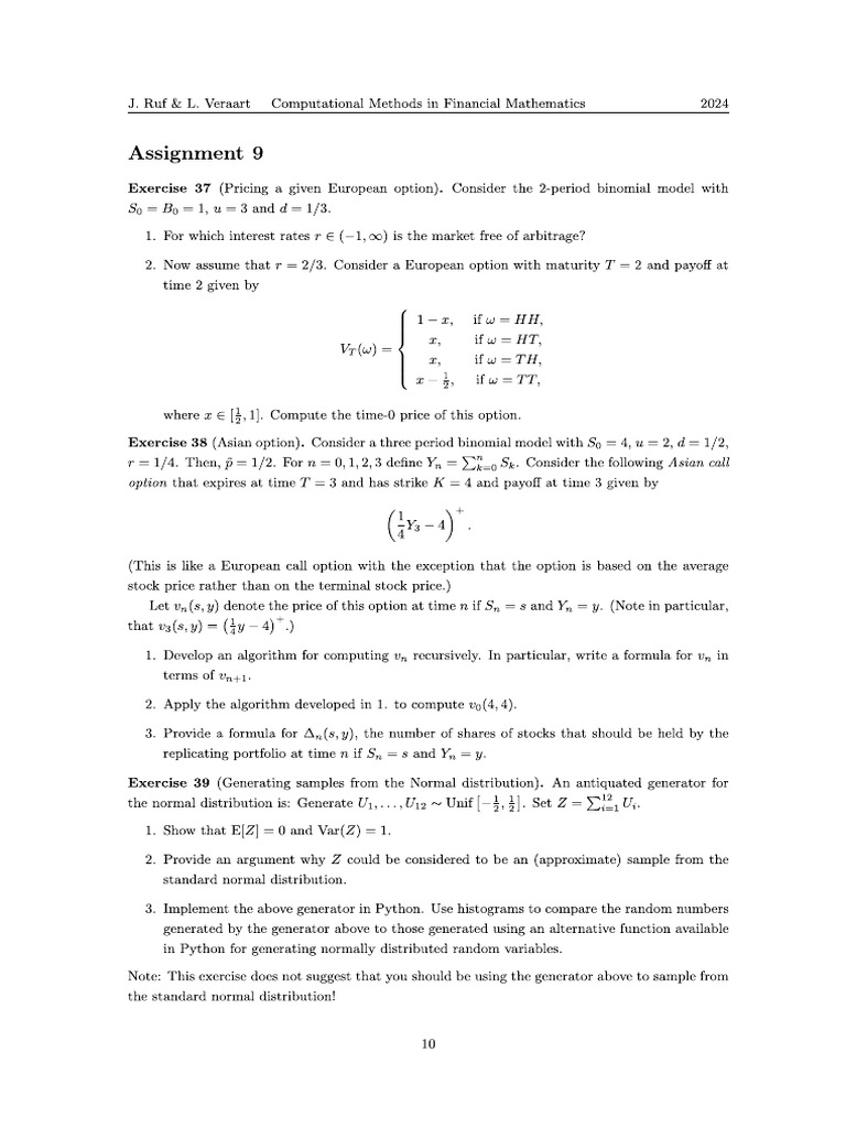 Assignment 9 | PDF