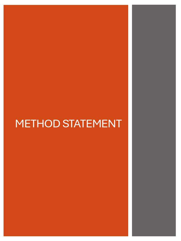 Method Statement for Road Base Work | PDF | Concrete | Personal ...