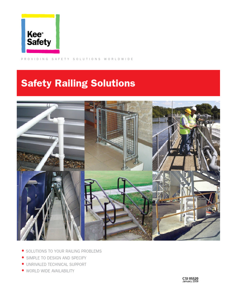 SBC Safety Railing Solutions-09 | PDF | Screw | Pipe (Fluid Conveyance)