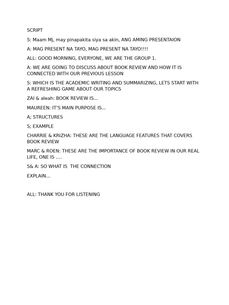Script | PDF
