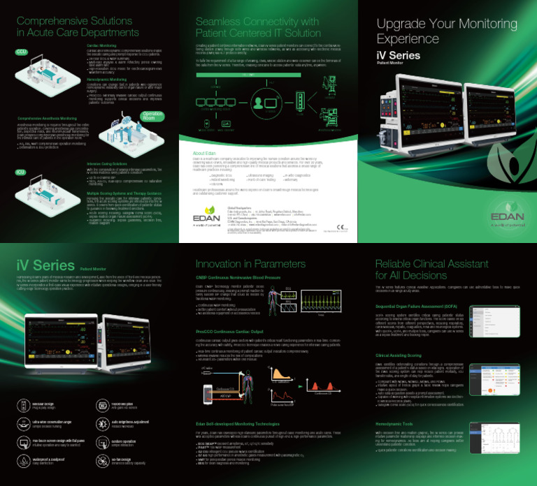 iV Series Patient Monitoring Solutions | PDF | Intensive Care Unit ...