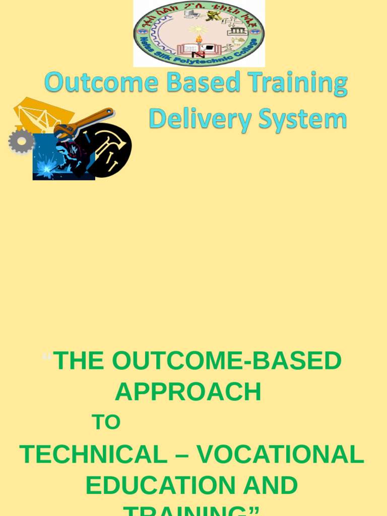 Outcome-Based TVET Framework Guide | PDF | Learning | Vocational Education