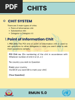 Guide to Writing Substantive Chits in MUN | PDF