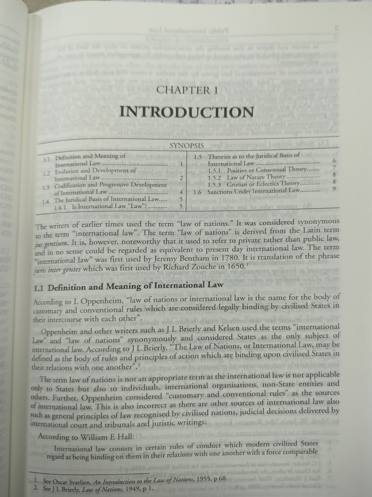 Introduction to Public International Law | PDF | International Law ...
