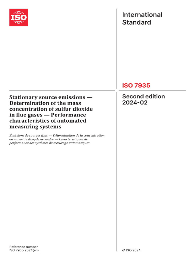 Iso 7935 - 2024 | PDF