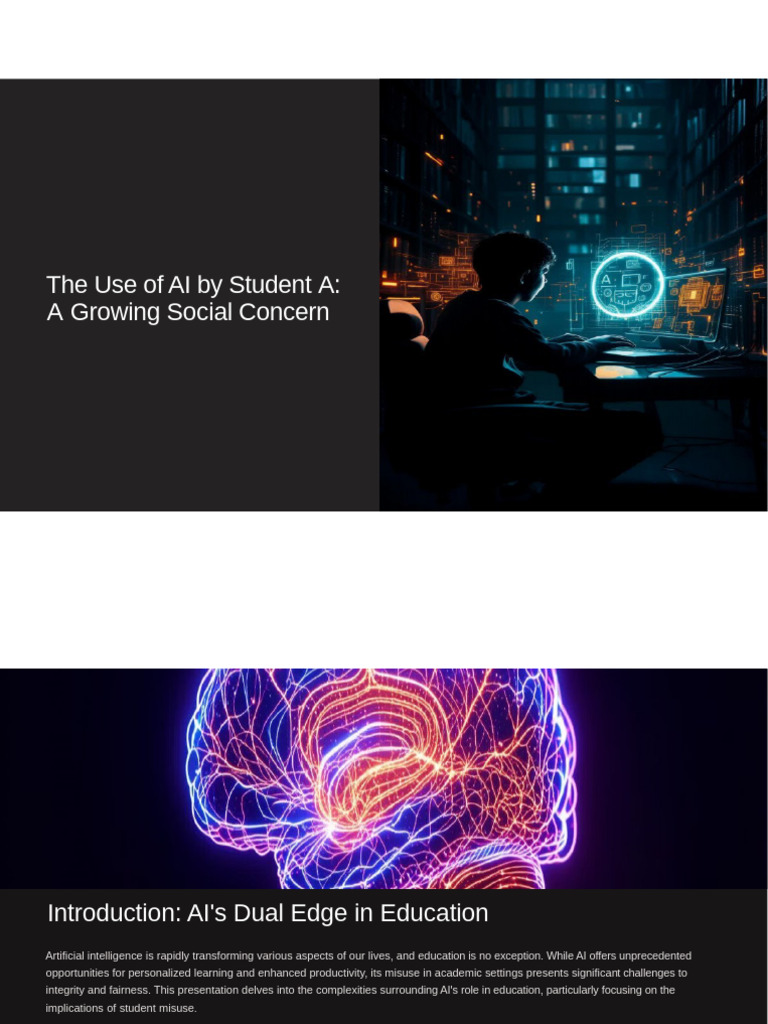 AI Misuse in Education: A Case Study | PDF | Artificial Intelligence ...