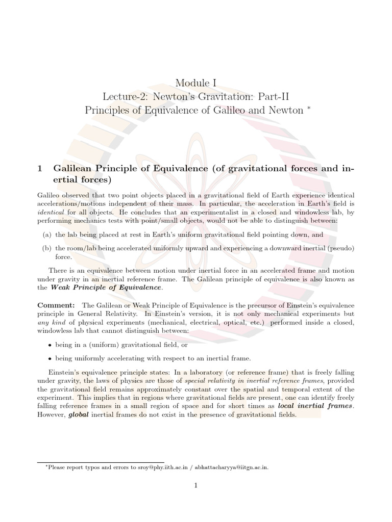 Newton S Gravitation Part-II | PDF | Gravity | Force