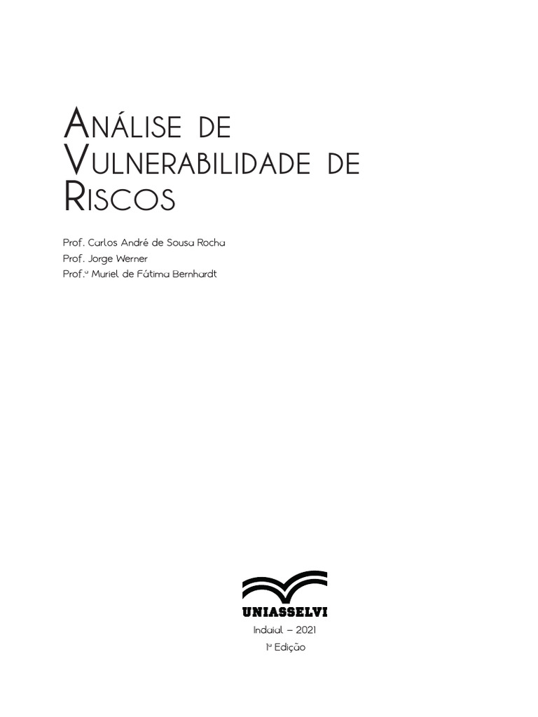 Análise de Vulnerabilidade de Riscos | PDF | Segurança da informação ...