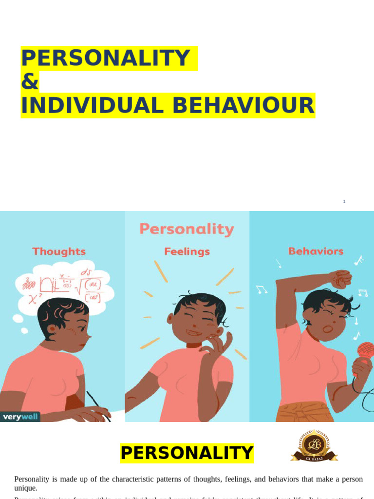 Understanding Personality and Behavior | PDF | Behavior | Psychology