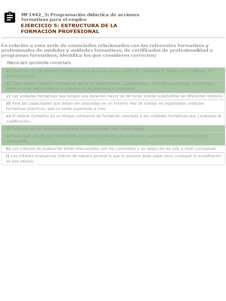 MF1442 - 3 Ejercicio 5 Estructura de La FP | PDF