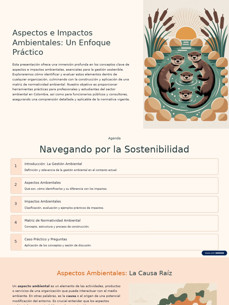 Aspectos e Impactos Ambientales en Colombia | PDF | Entorno natural ...
