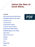 Elder Paisios The New of Mount Athos.