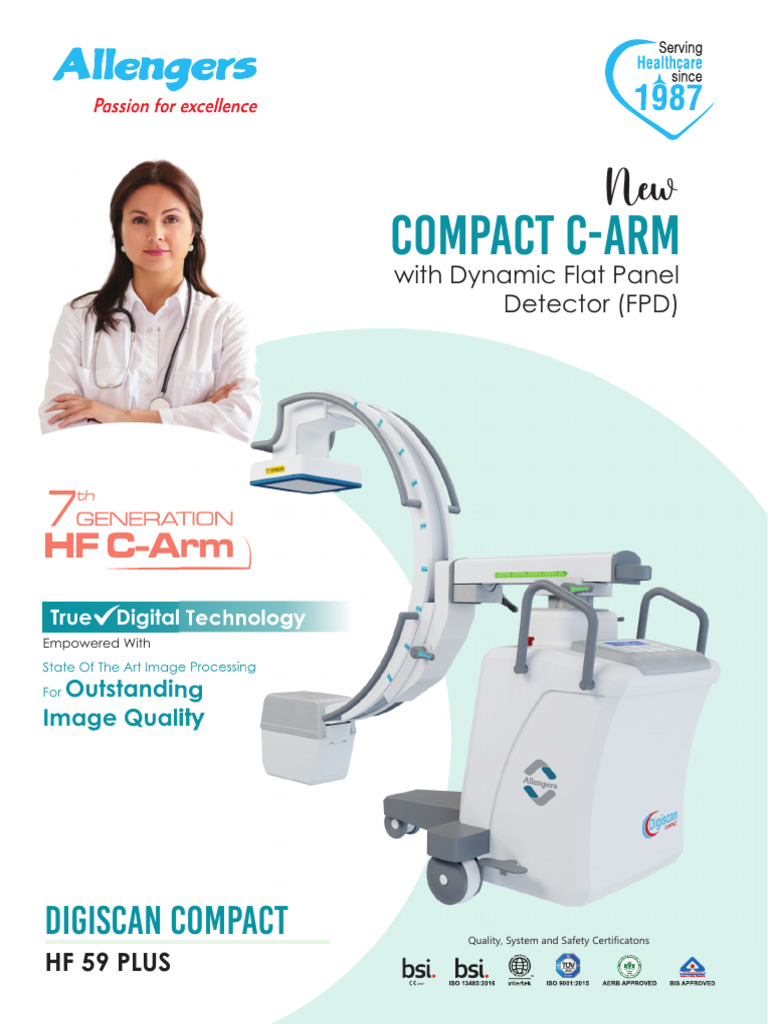 Digiscan Compact C-Arm Overview | PDF | X Ray | Vacuum Tube