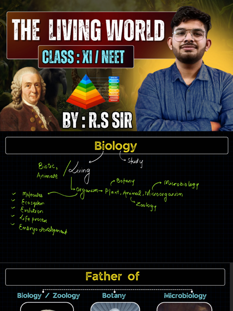 Living World Class Notes E2 | PDF