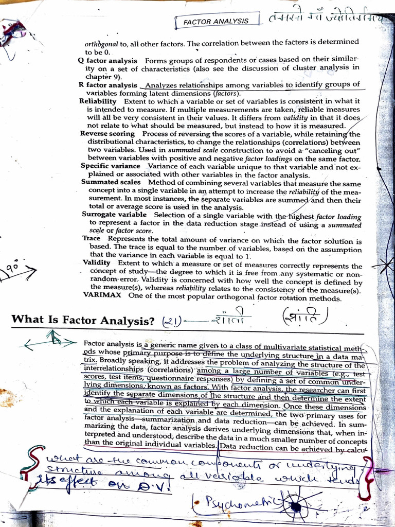 Understanding Factor Analysis Techniques | PDF | Analysis | Scientific ...