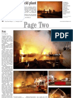 Fire Destroys Enfield Plant
