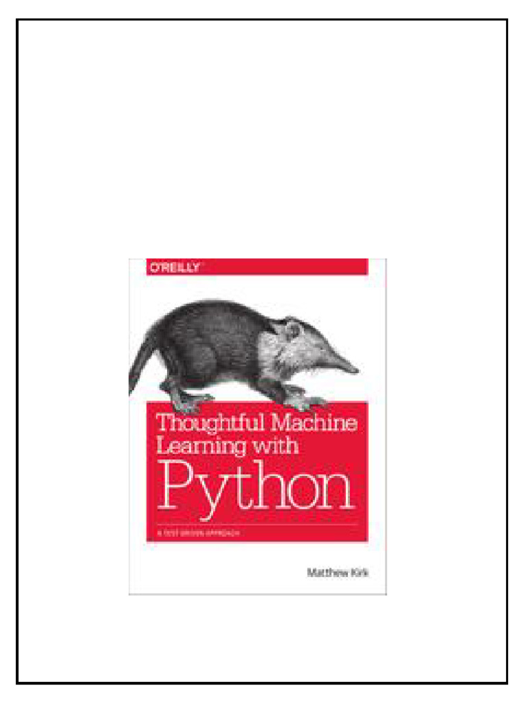 Thoughtful Machine Learning With Python Matthew Kirk No Waiting Time ...