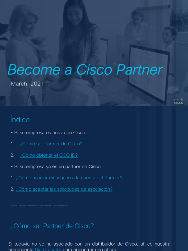Cómo convertirse en Partner de Cisco | PDF | Internet | Informática