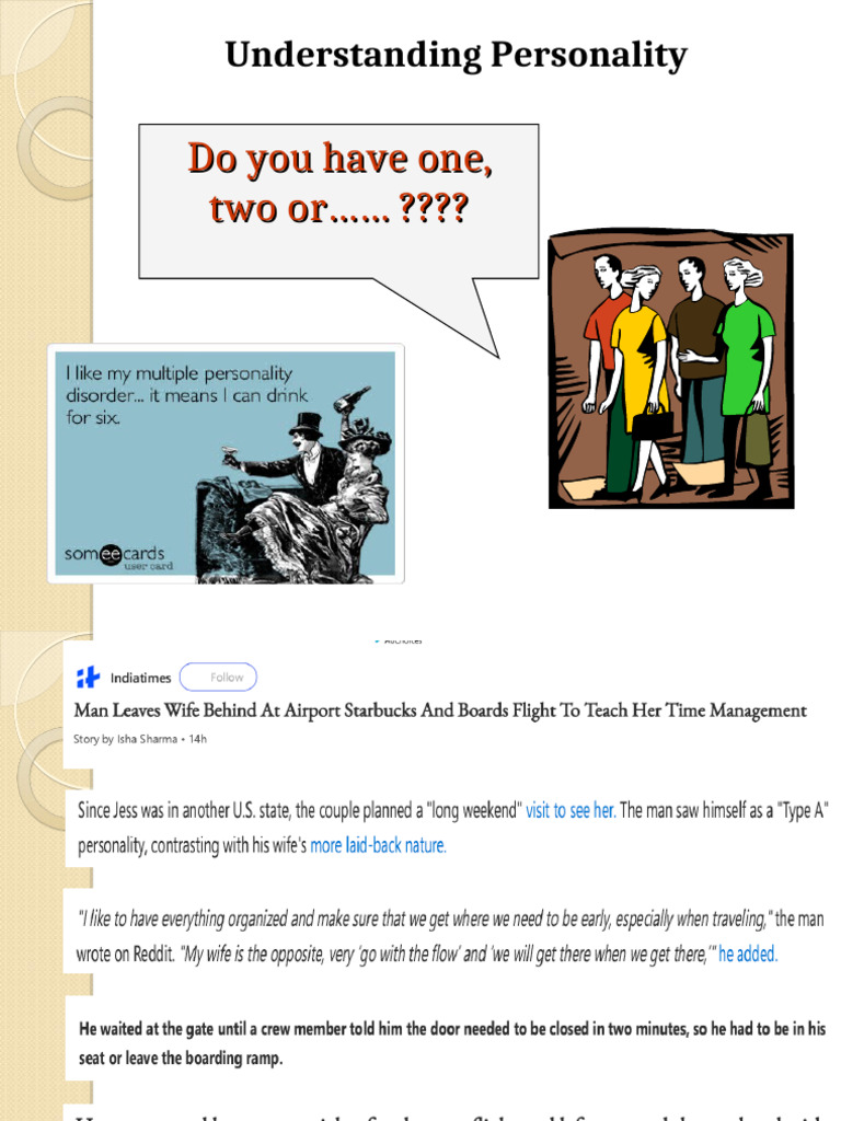 Exploring Personality Types and Models | PDF | Extraversion And ...