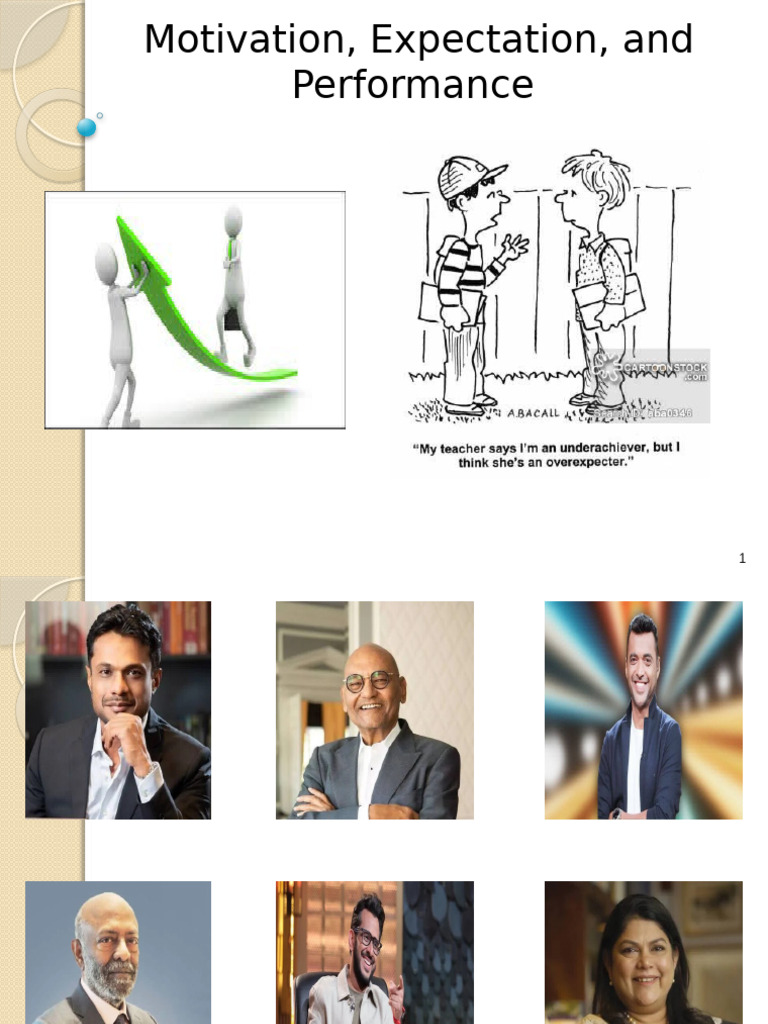 Motivation, Expectation, and Performance | PDF | Motivational | Motivation